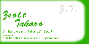 zsolt takaro business card